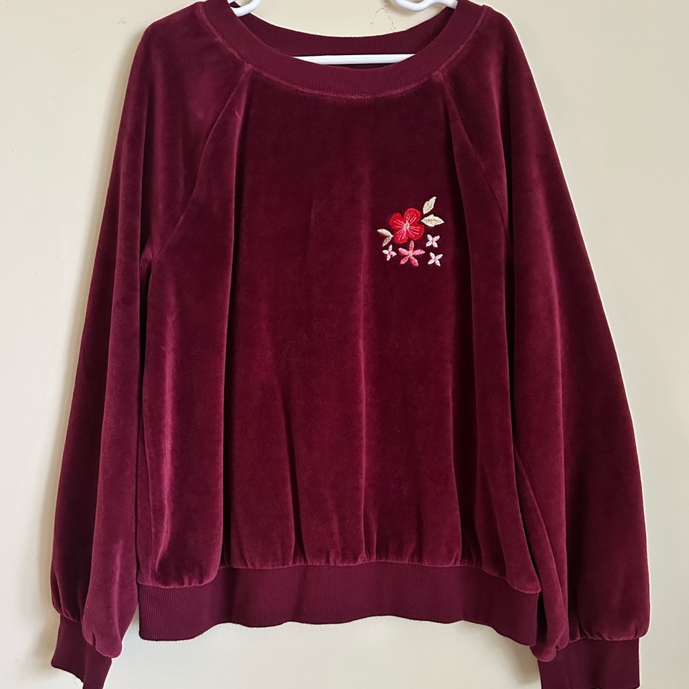 Girls’ Cat & Jack Velour Sweatshirt